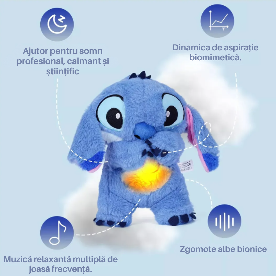 Pluș liniștitor ce respiră anti-anxietate